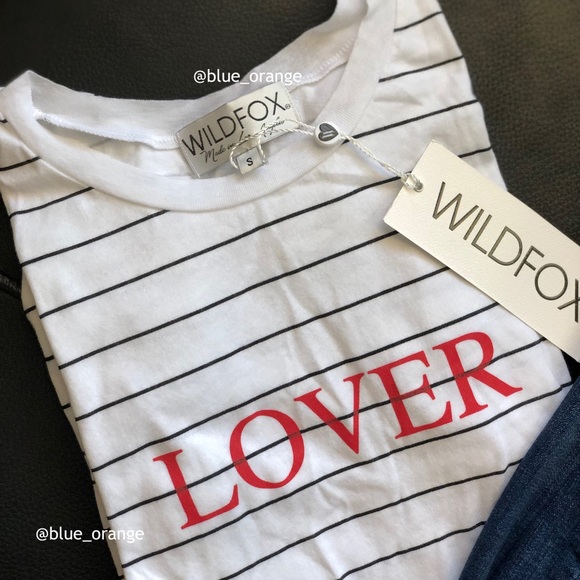 Wildfox Tops - ✨NEW WILDFOX ✨ LOVER TEE WHITE SHIRT